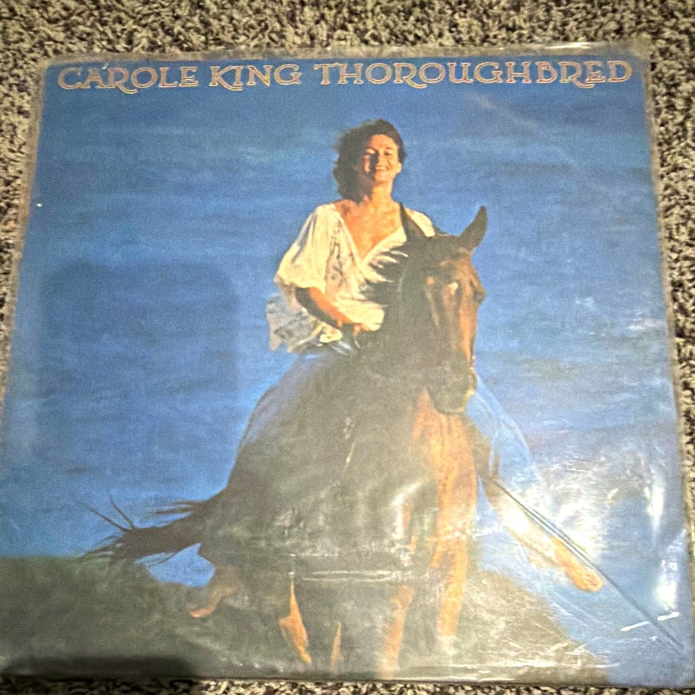Carole King Thoroughbred 12" Black Vinyl LP 33 RPM Stereo Ode SP-77034 1975